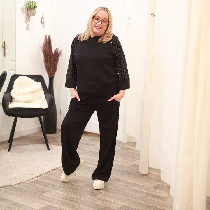 Hose mit Pailetten