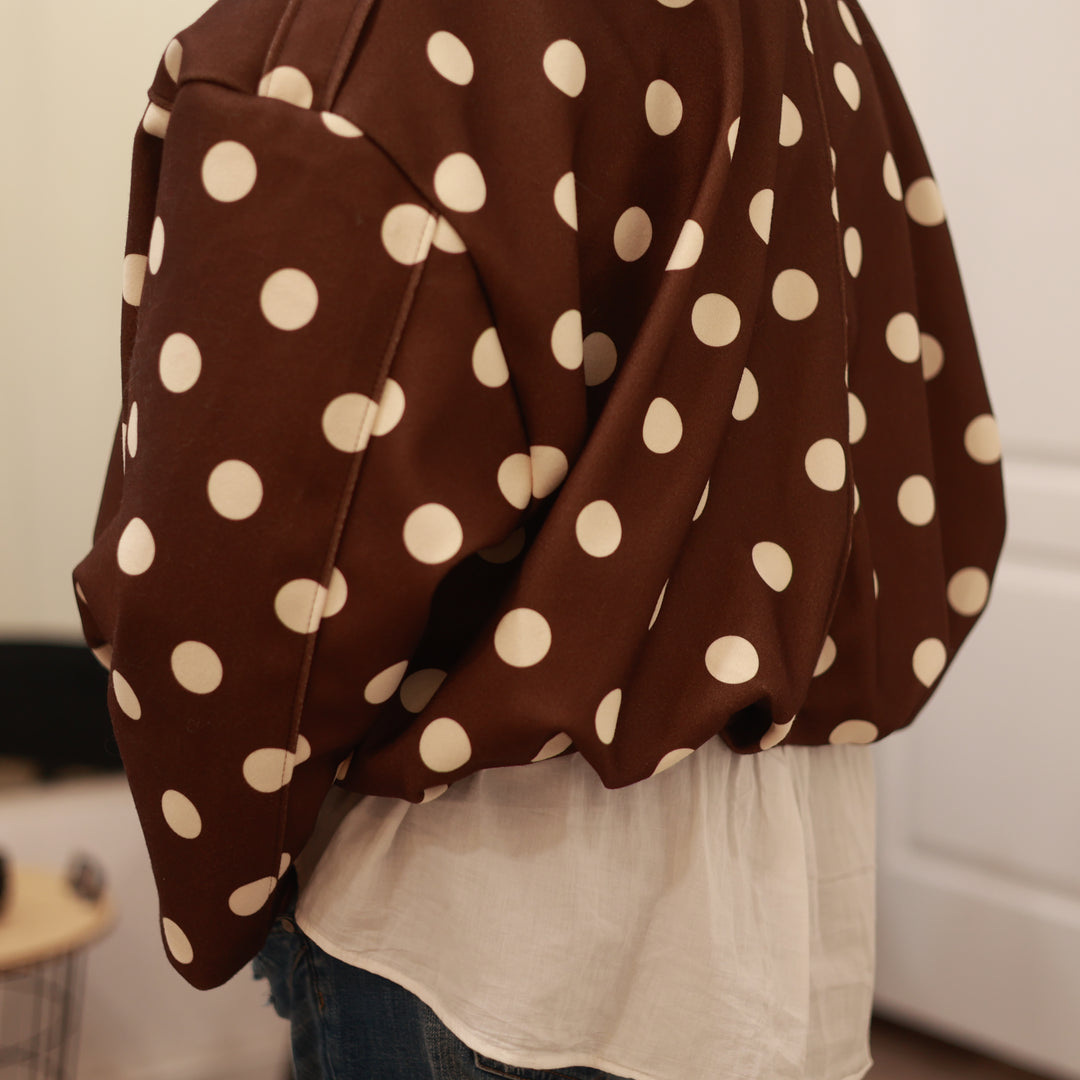 Ballon-Jacke mit Punkte