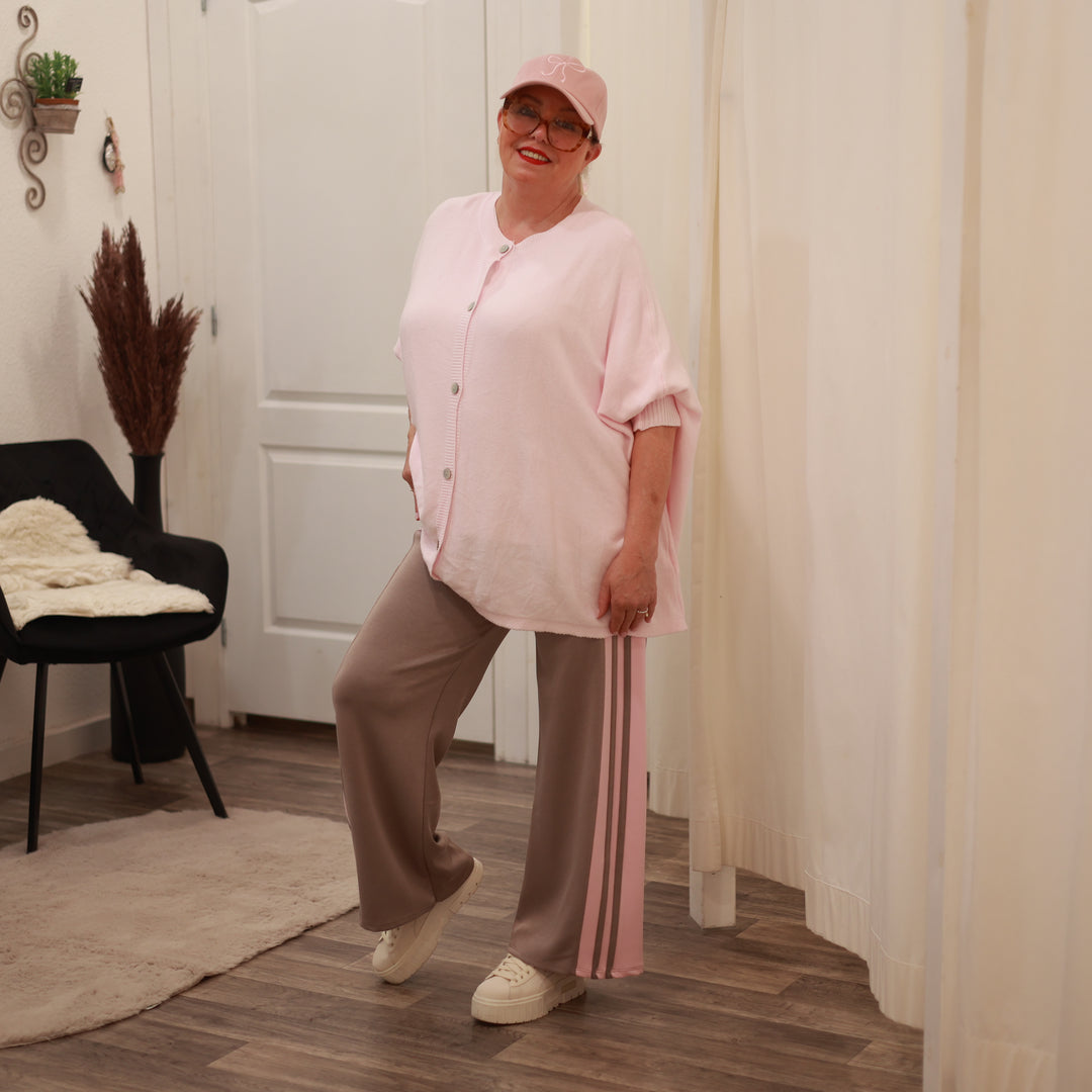Stretchhose mit seitenstreifen