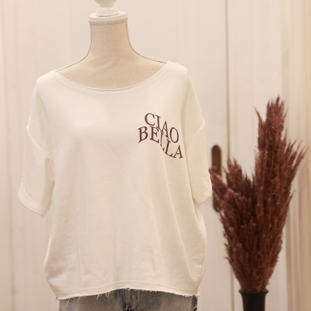 Sweatshirt mit Rundhals