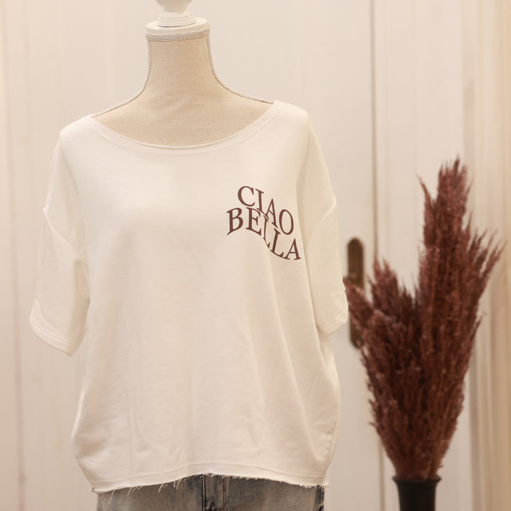 Sweatshirt mit Rundhals
