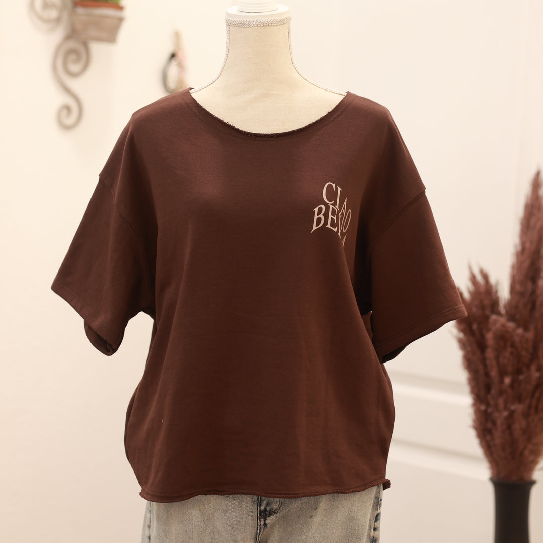Sweatshirt mit Rundhals
