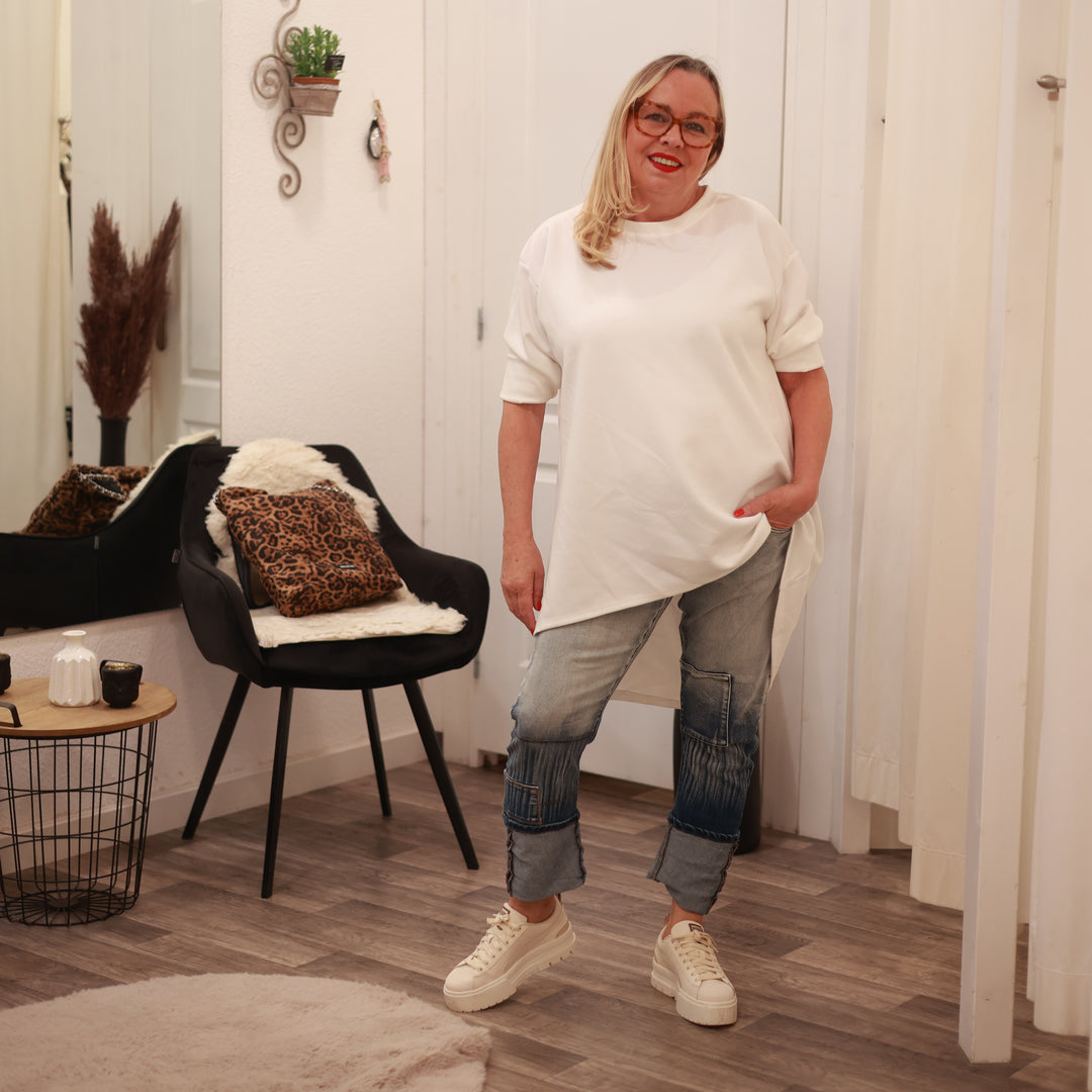 Sweatshirt mit Rundhals