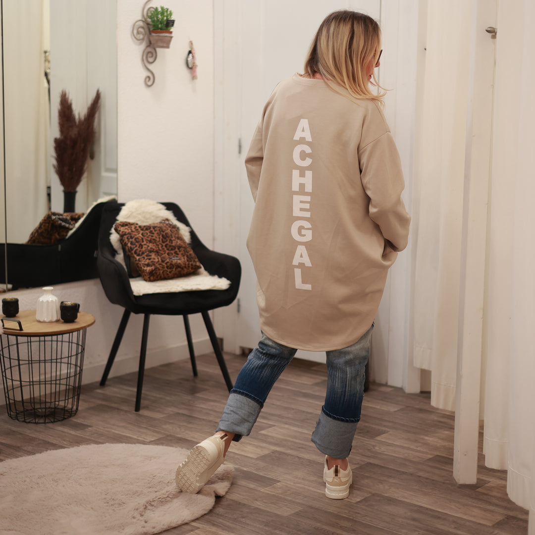 Sweatshirt mit Rundhals
