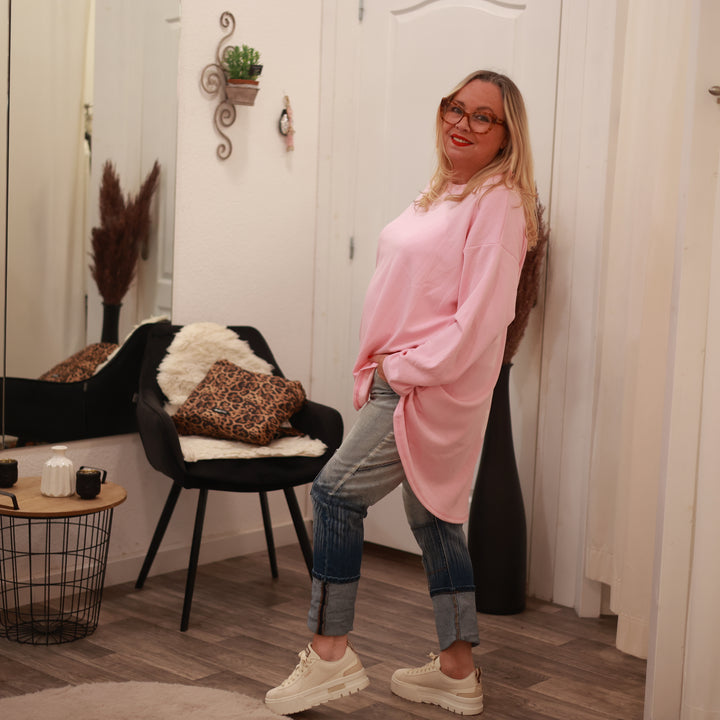 Sweatshirt mit Rundhals