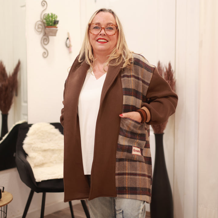 Jacke mit Karomuster