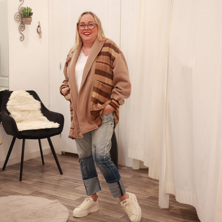 Jacke mit Karomuster