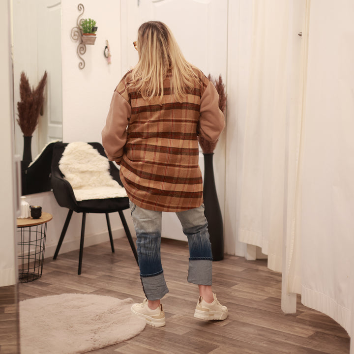 Jacke mit Karomuster