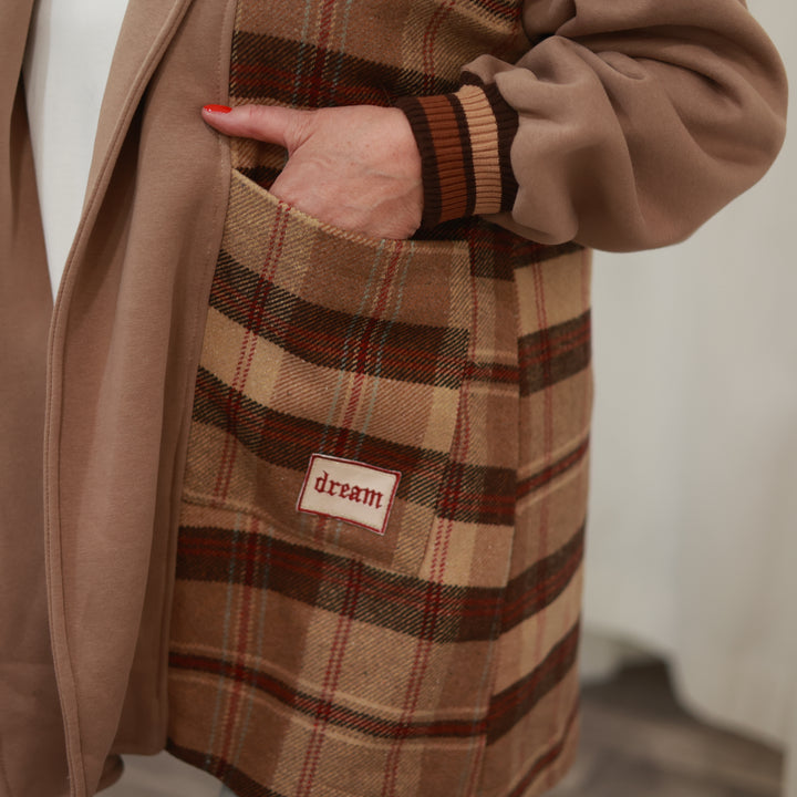 Jacke mit Karomuster