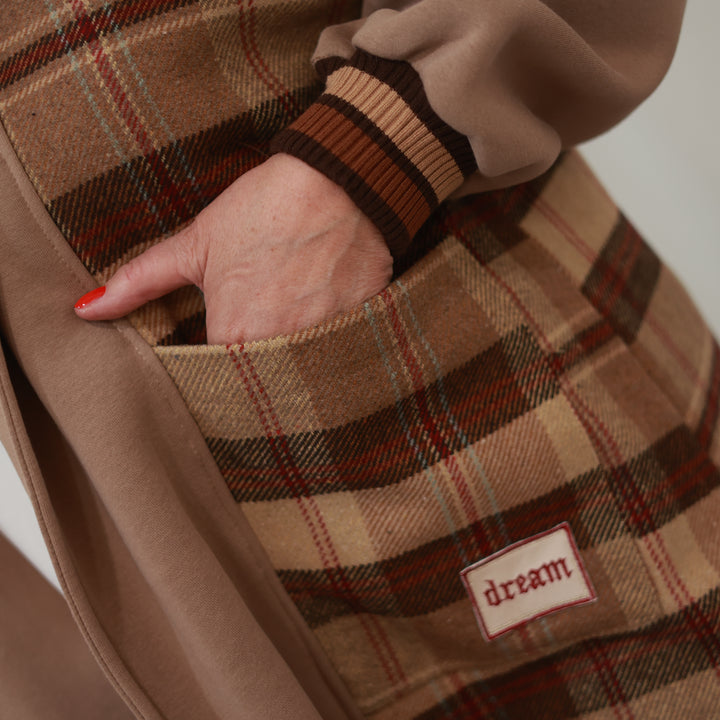 Jacke mit Karomuster