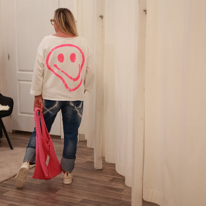 Sweatshirt mit Smiley