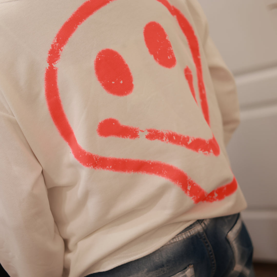 Sweatshirt mit Smiley