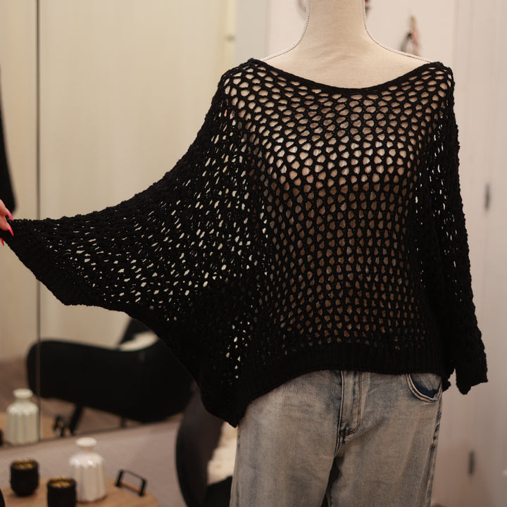 Lochstrickpulli