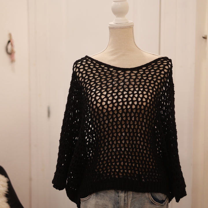 Lochstrickpulli