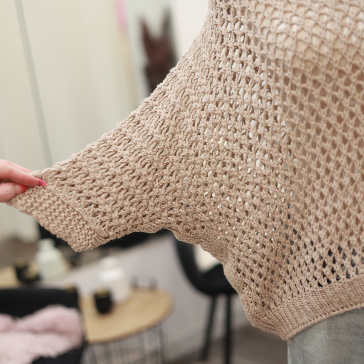 Lochstrickpulli