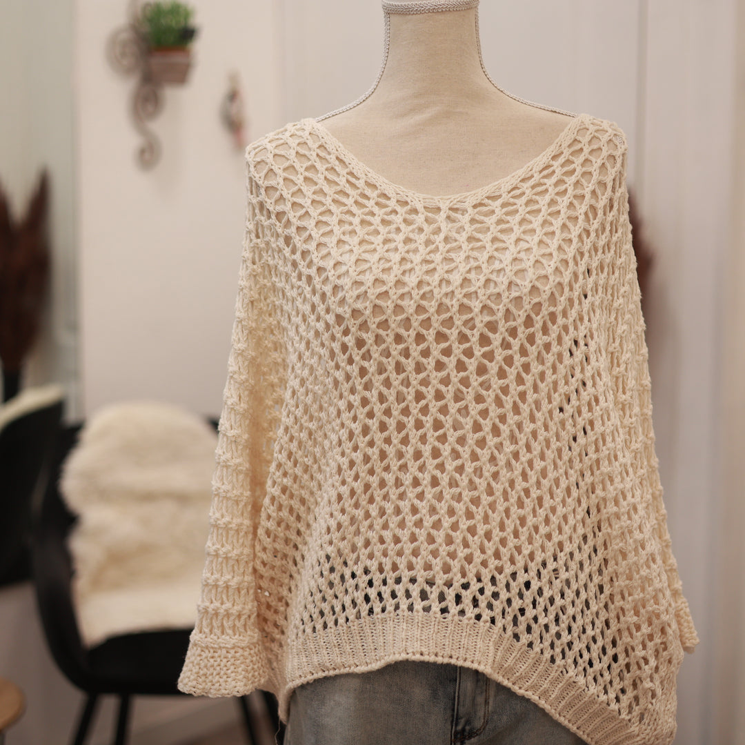 Lochstrickpulli