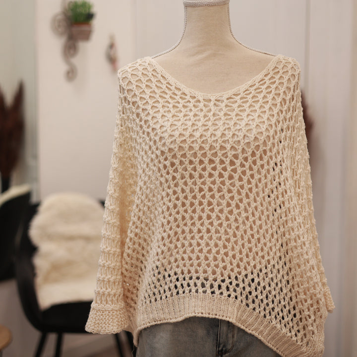 Lochstrickpulli