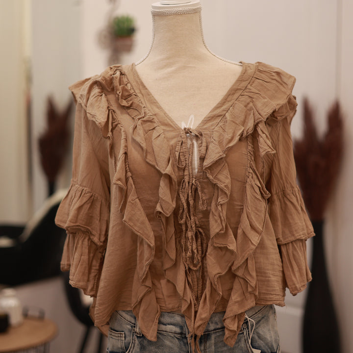 Rüschenbluse