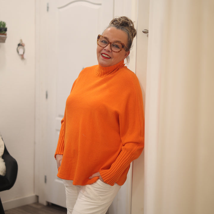 Pulli mit weitem Stehkragen strickpulli relaxshirt shirt buntes shirt Sweatshirt Rollkragen TRendstore miss mary trendige kleidung 