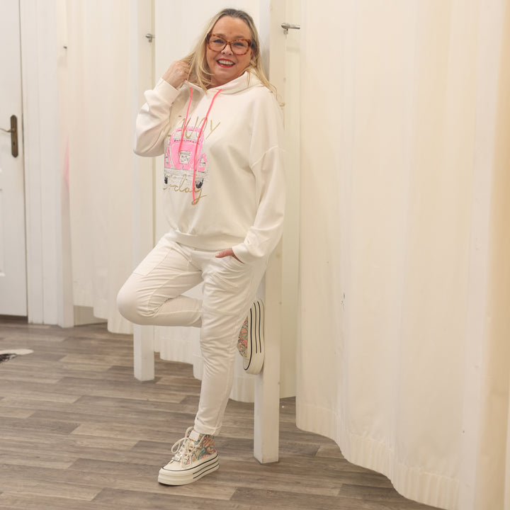 Sweatshirt mit Kaputze mit Druck Vw Bus kaputzenshirt Pulli Pullover