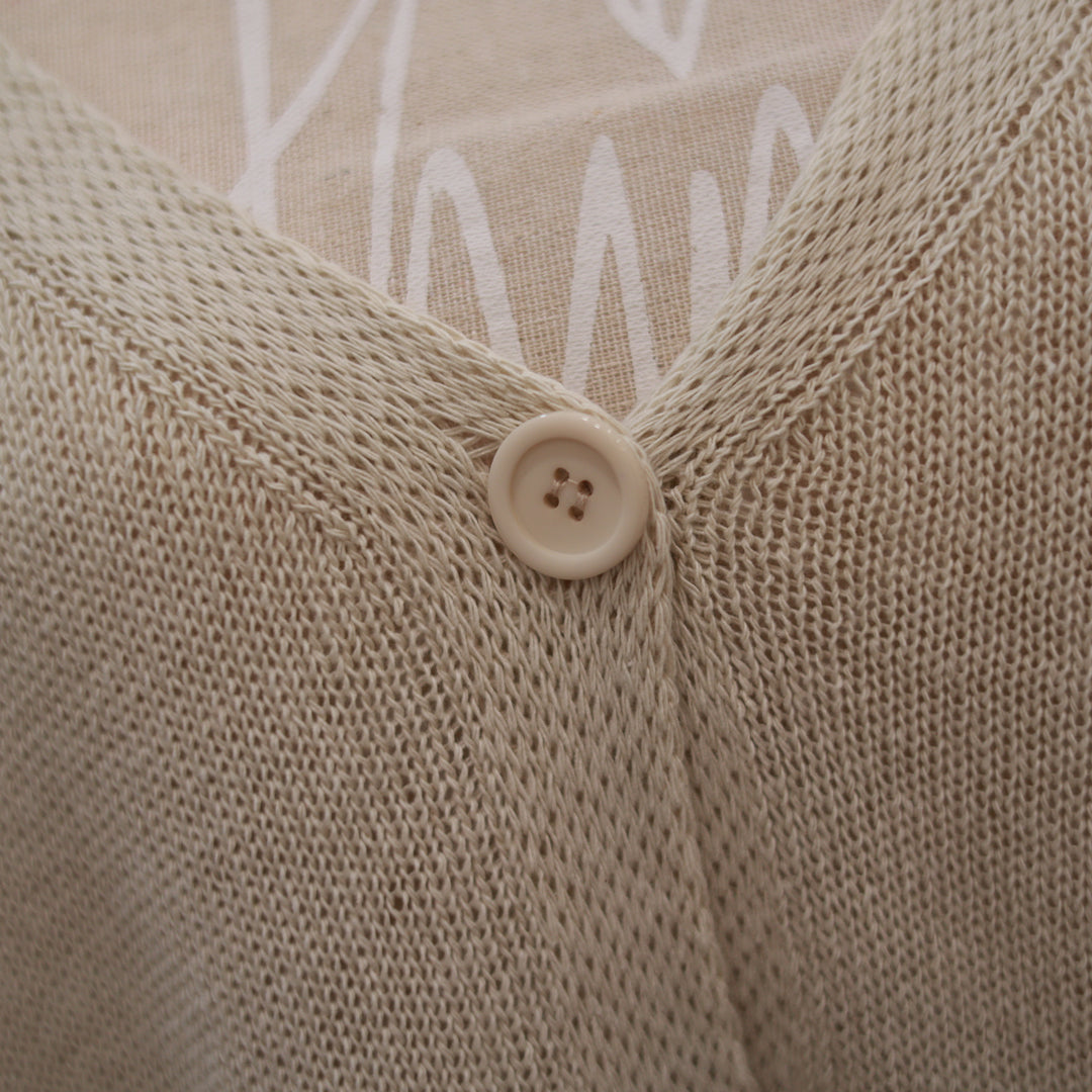 Kurzarm Weste mit Knöpfen