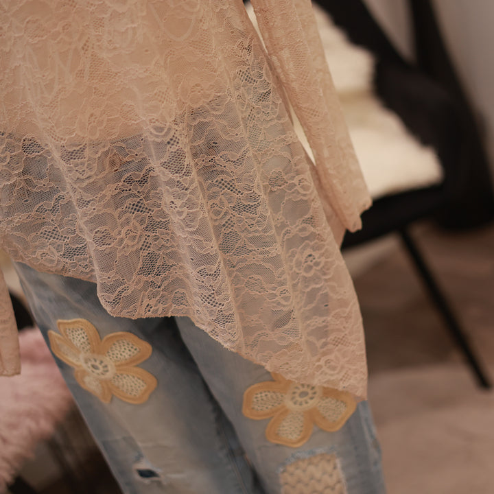 Spitzen Unterziehshirt