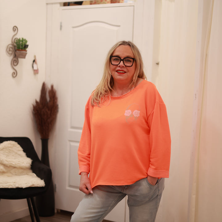 sweatshirt mit Totenkopf