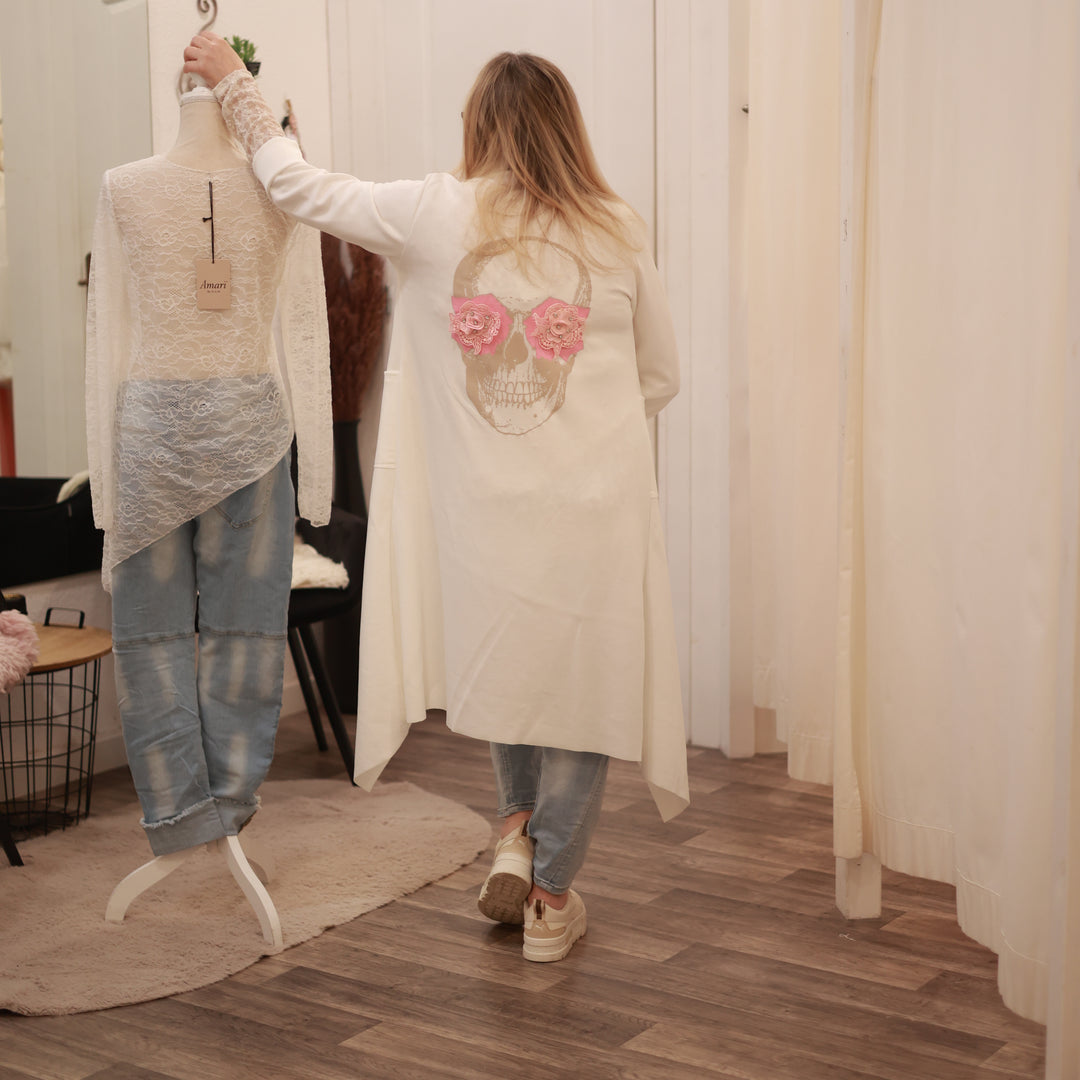 Longweste mit Totenkopf