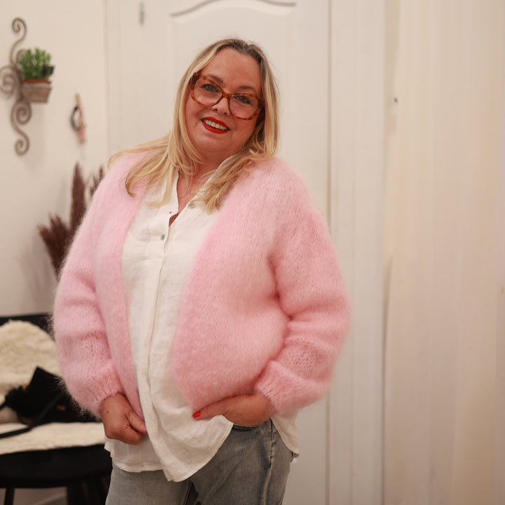 Kid-Mohair Jacke kurz