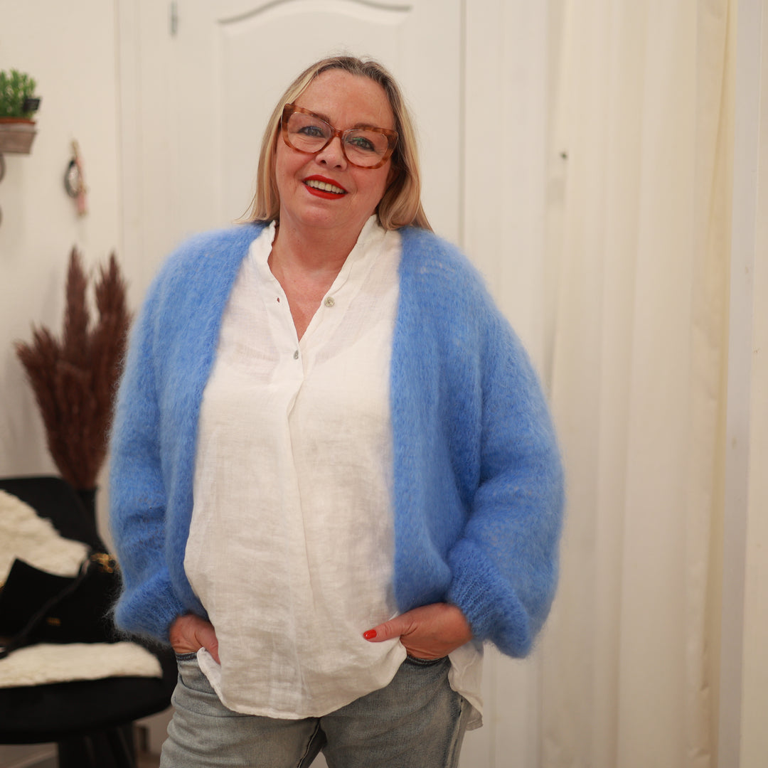 Kid-Mohair Jacke kurz