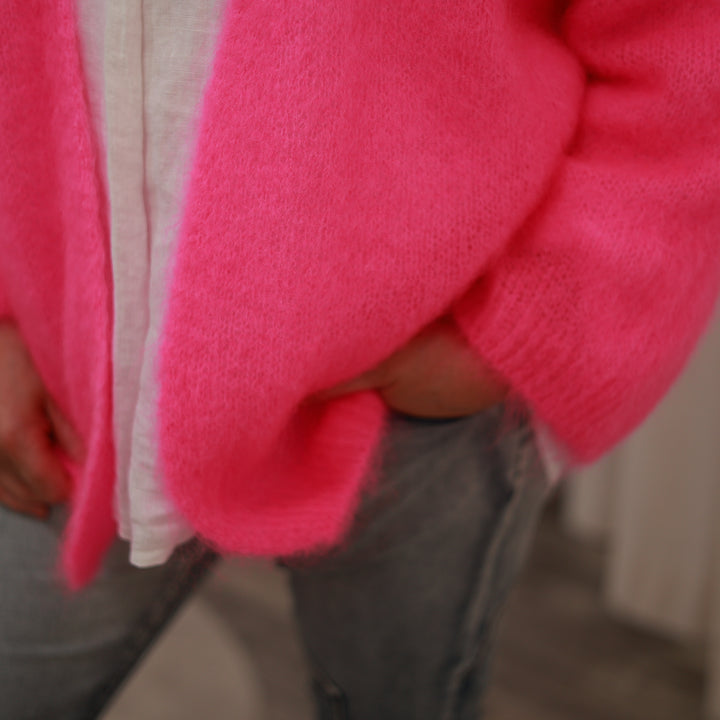 Kid Mohair Jacke lang