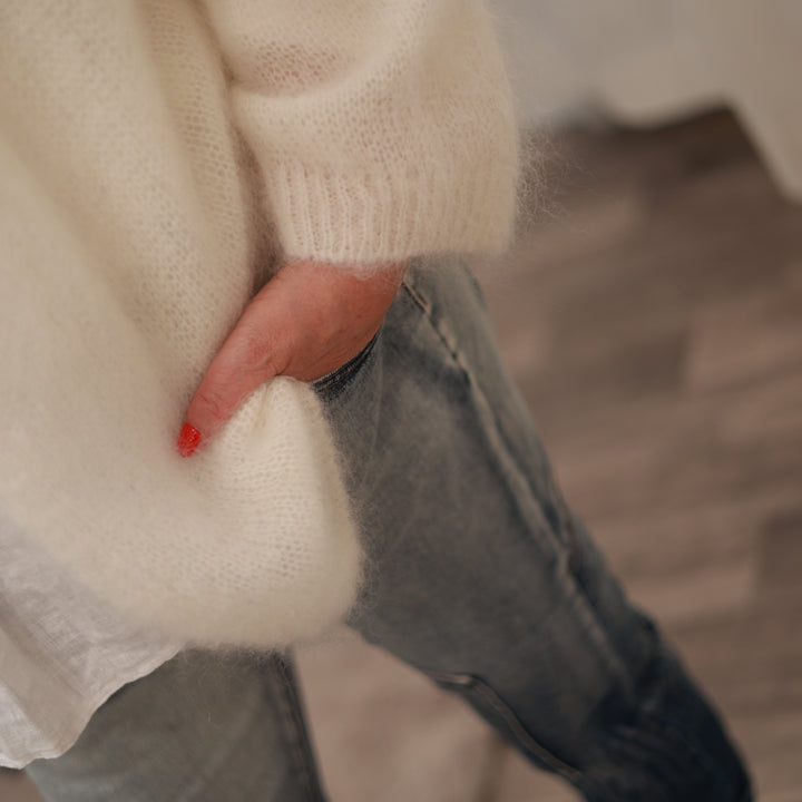 Kid Mohair Jacke lang