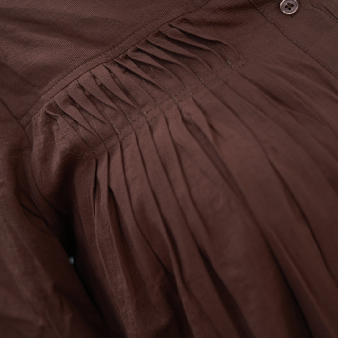 Bluse mit Biesenfalten