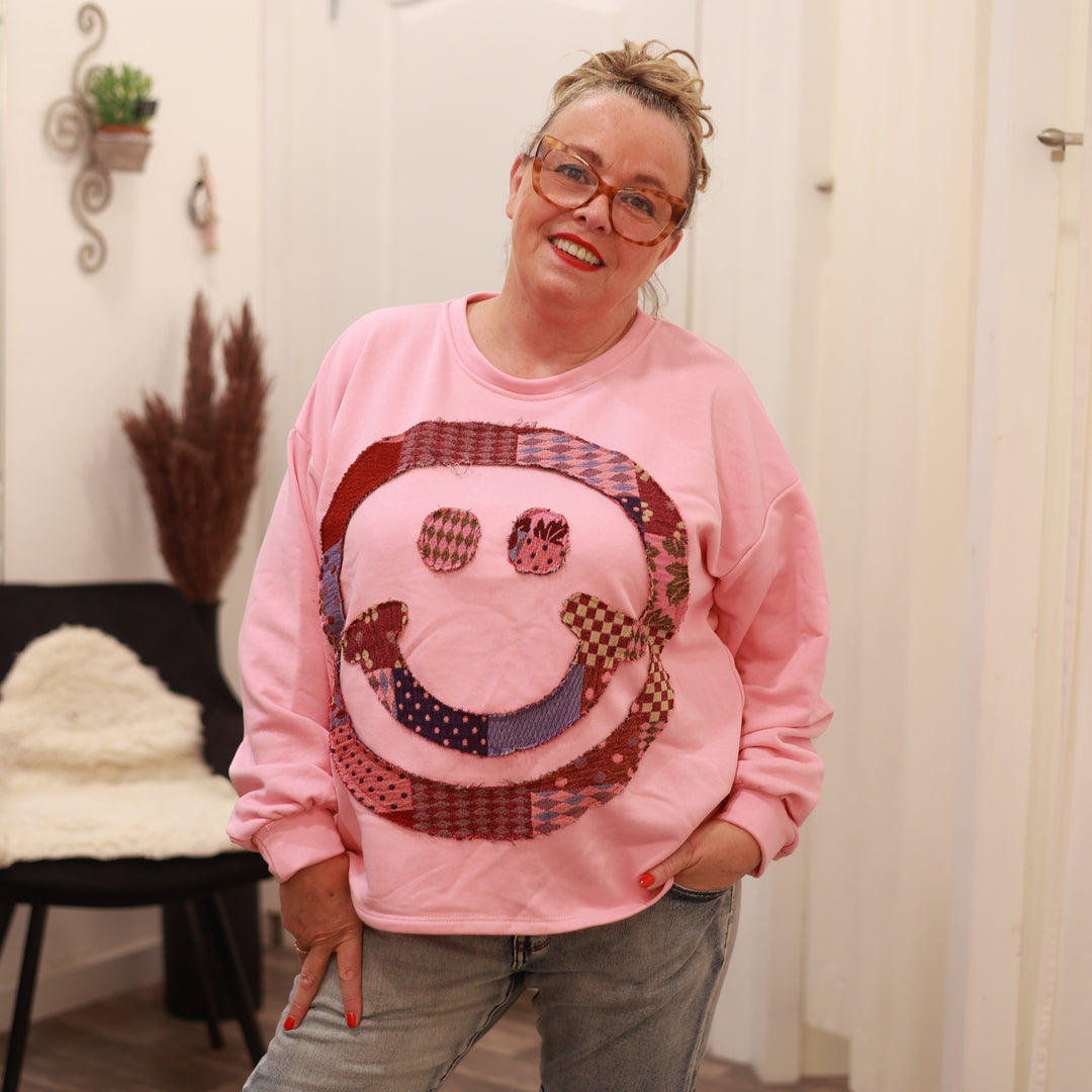 Sweatshirt mit Smiley