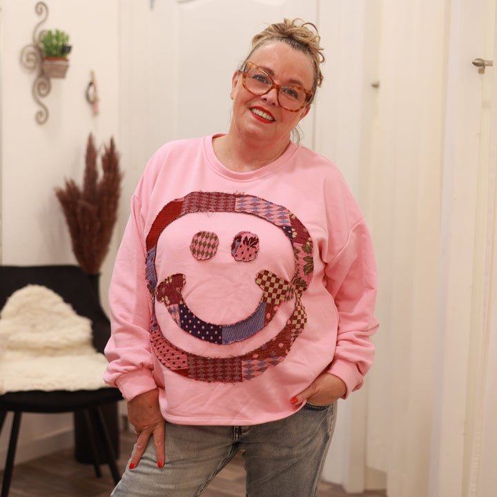 Sweatshirt mit Smiley