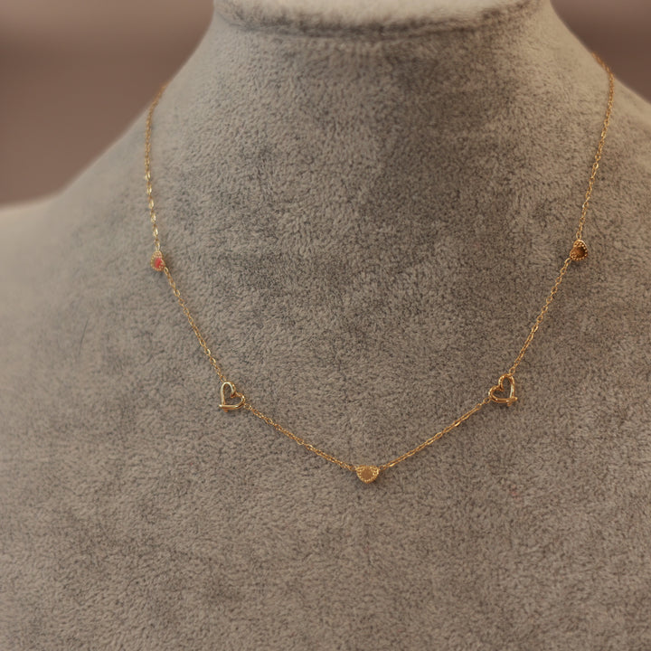 herzkette gold