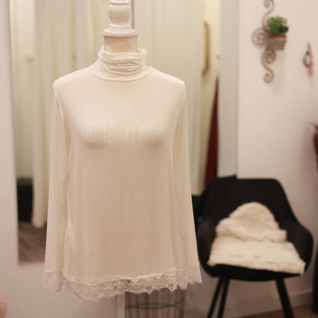Shirt mit Spitze