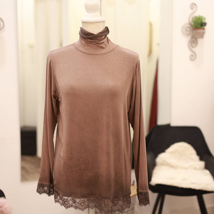 Shirt mit Spitze