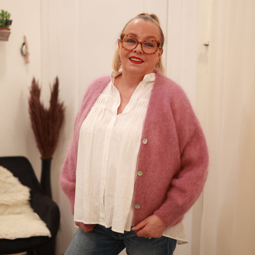 Kid-Mohair Weste