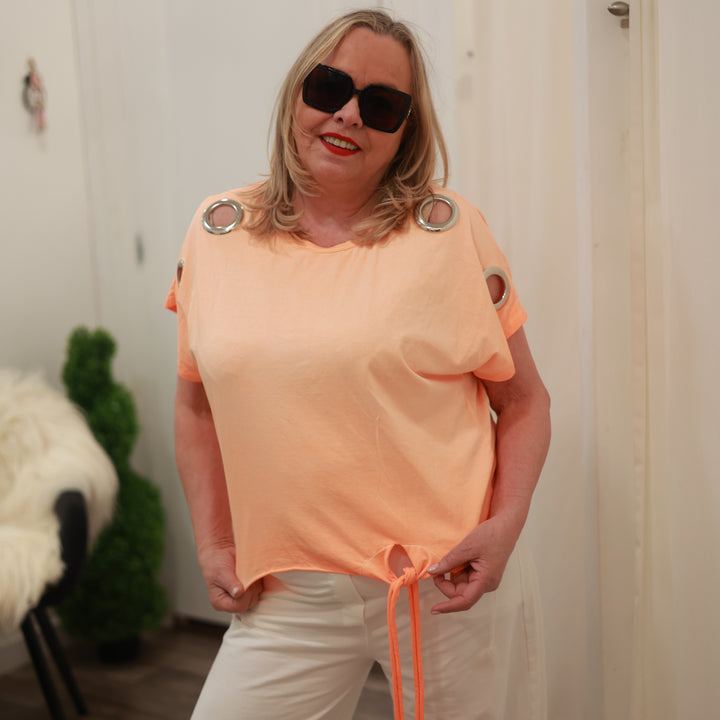 Shirt mit Oesen