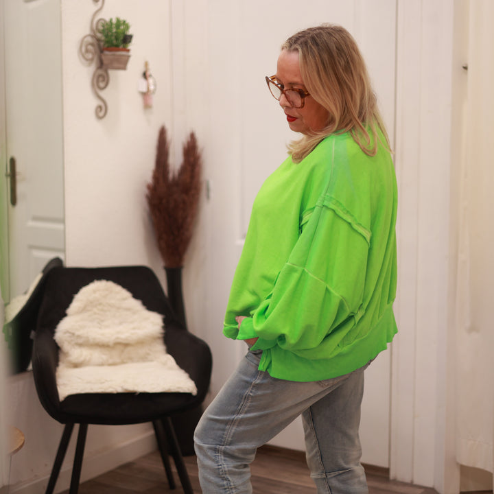 Sweatshirt mit Rundhals