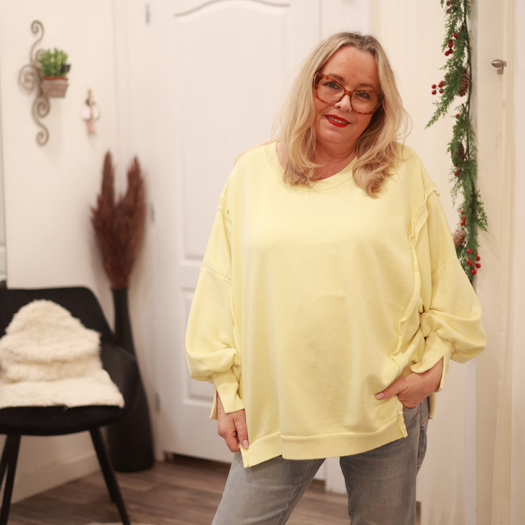 Sweatshirt mit Rundhals