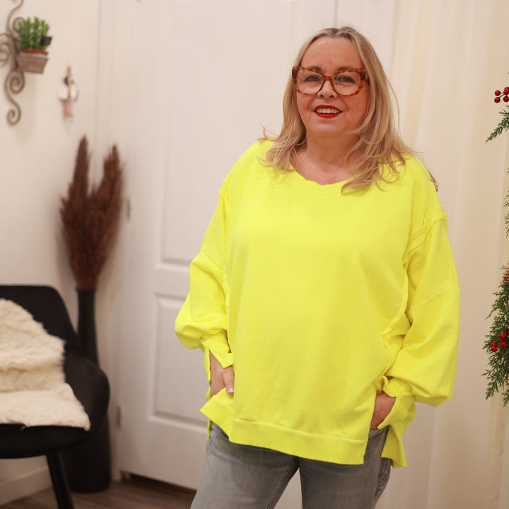 Sweatshirt mit Rundhals