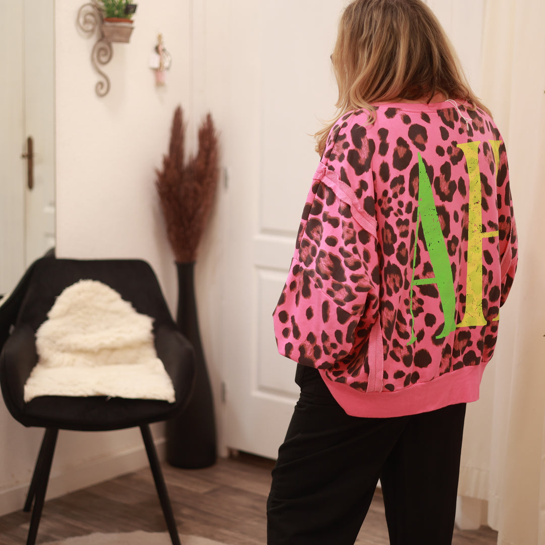 Sweatshirt mit Leo Druck