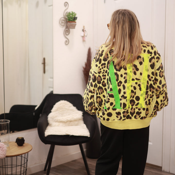Sweatshirt mit Leo Druck