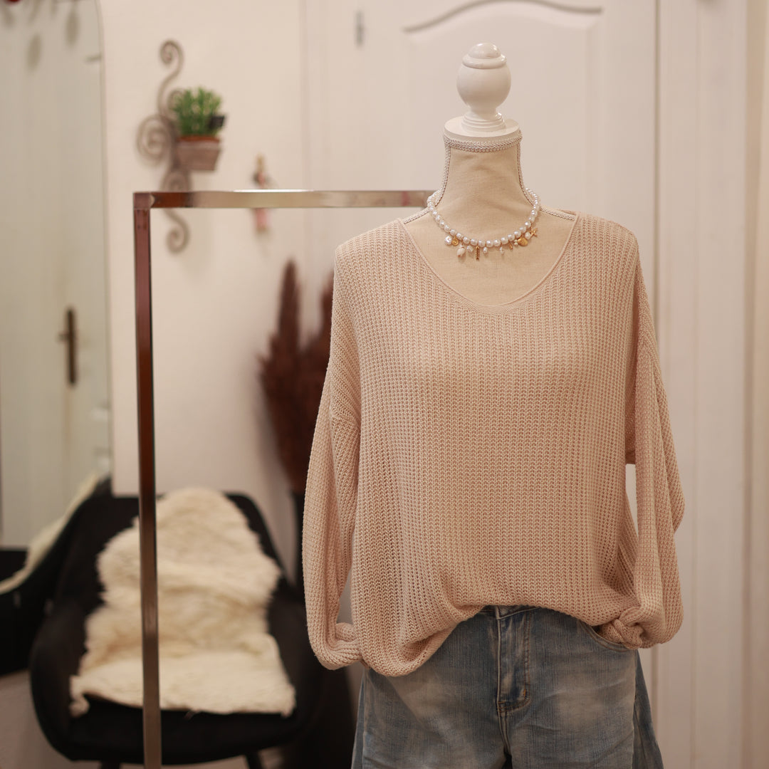 Pulli mit V-Ausschnitt