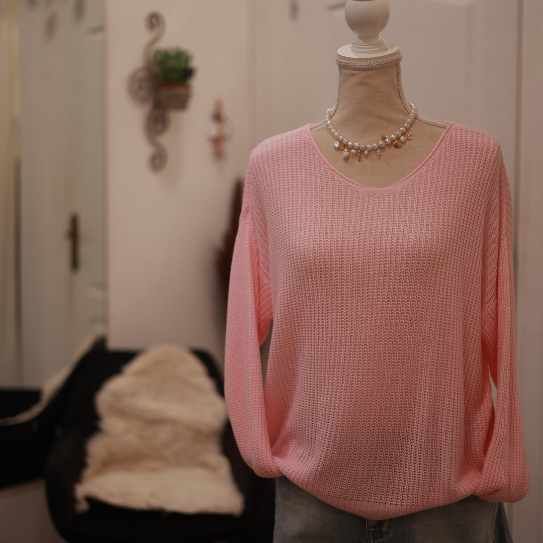 Pulli mit V-Ausschnitt