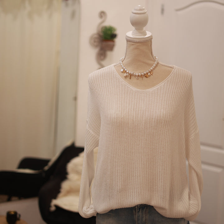 Pulli mit V-Ausschnitt