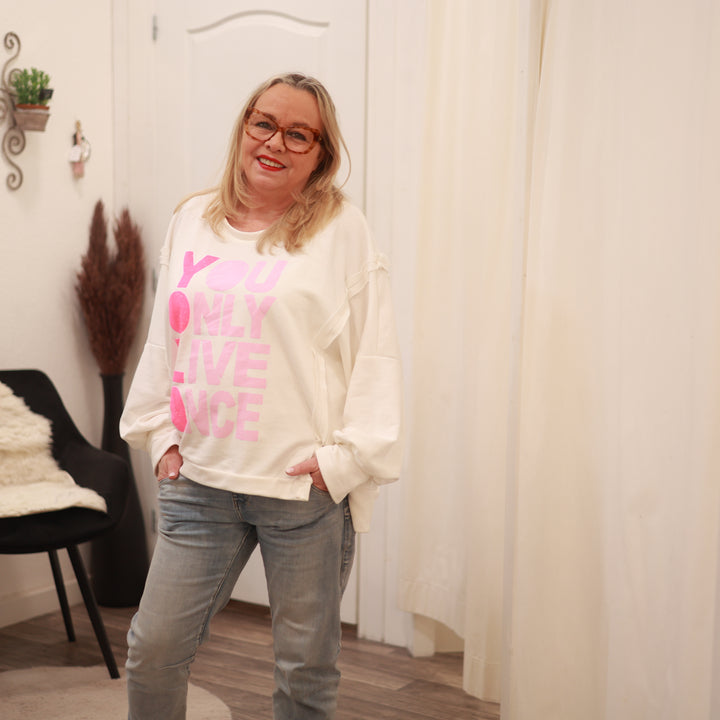 Sweatshirt mit Druck