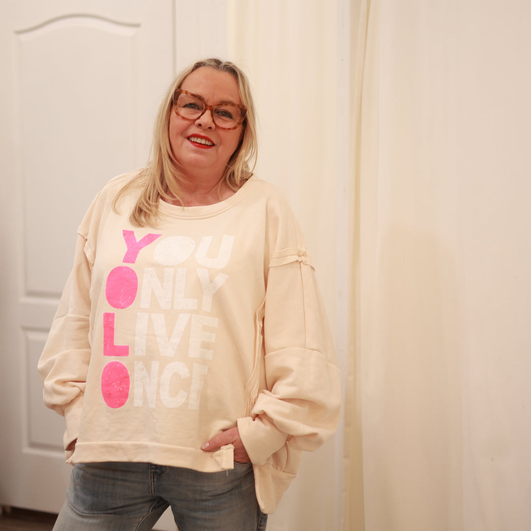 Sweatshirt mit Druck